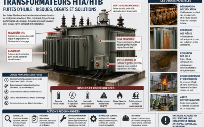 Transformateurs HTA et HTB : comprendre les pannes, diagnostiquer les fuites d’huile et optimiser la maintenance en haute tension