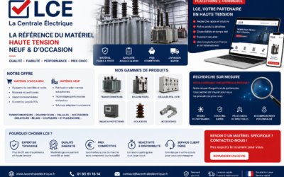 COMMUNIQUÉ DE PRESSE – La Centrale Électrique (LCE) lance une nouvelle plateforme e-commerce dédiée à la haute tension